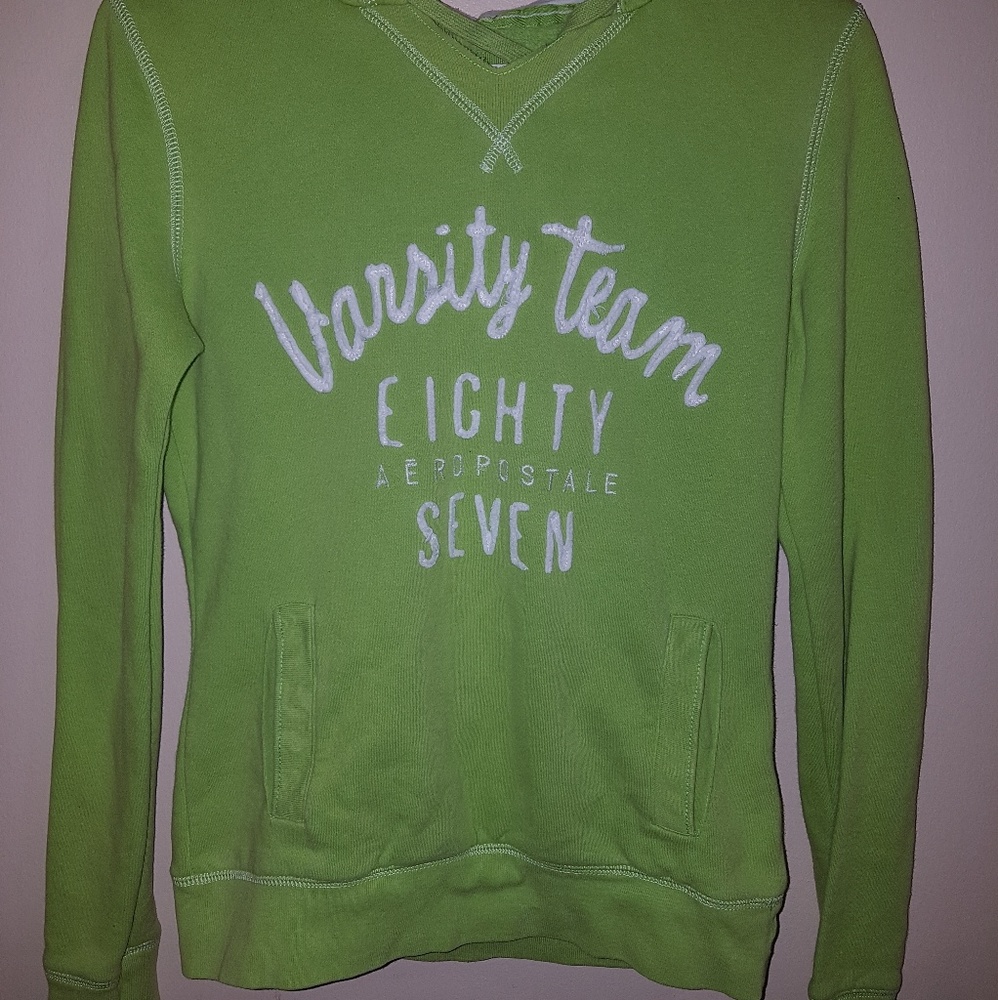 ◇ Aéropostale Varsity Team Pullover Hoodie